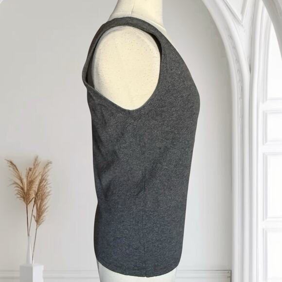 Sutton Studio Cashmere Tank Top Sweater Sz L Womens Base Layer Dark Gray Classic - Picture 3 of 6